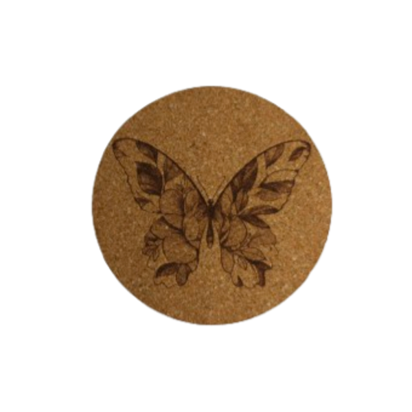 Set van 4 'Butterfly Peony'