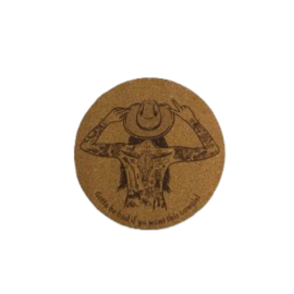 Set van 4 'Tattooed cowgirl'