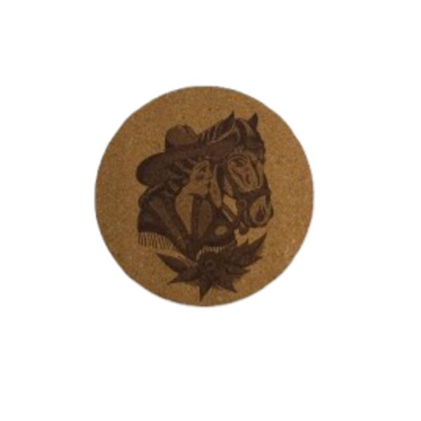 Set van 6 'Woman & Horse'