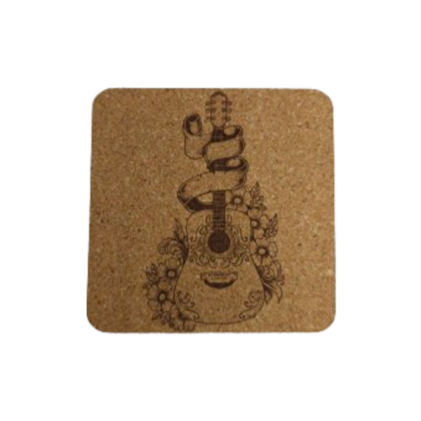 Set onderzetters 'Guitar'