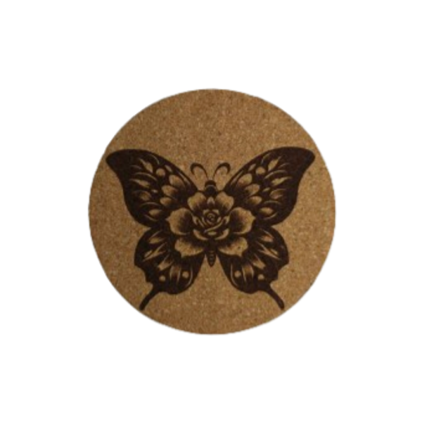 Set van 4 'Butterfly Rose'