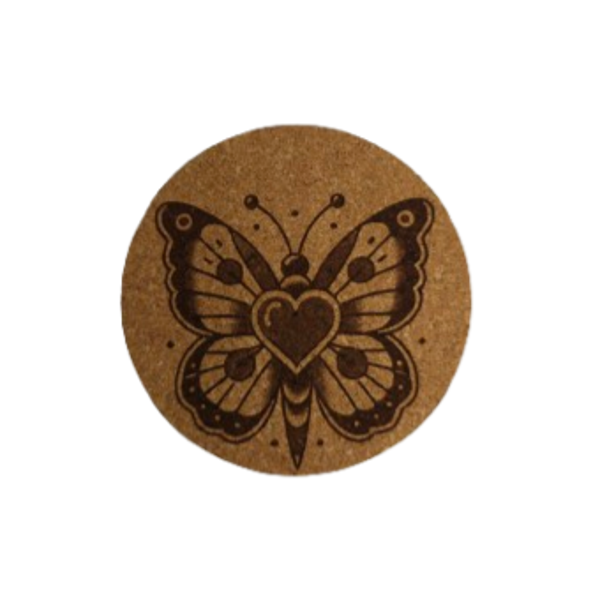 Set van 6 'Butterfly Heart'