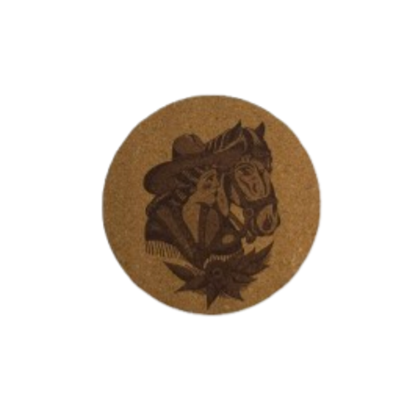 Set van 4 'Woman & Horse'