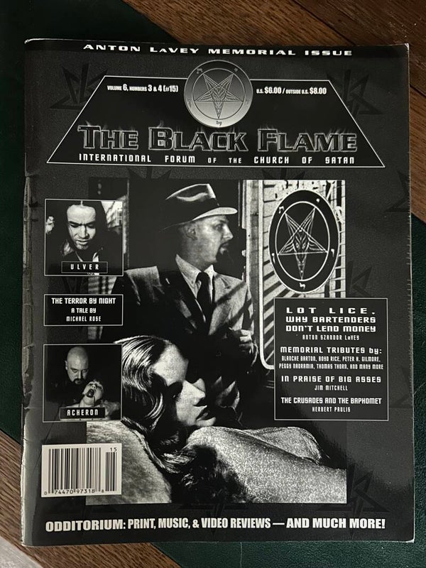 The Black Flame Anton LaVey Memorial issue