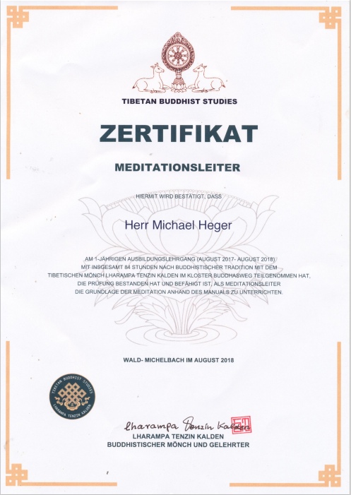 Zertifikat Tibetan Buddhist Studies