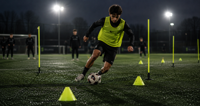 Voetbaltraining bij Skillmoves in Den Haag