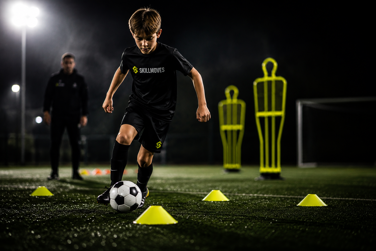 Technische voetbaltraining Skillmoves