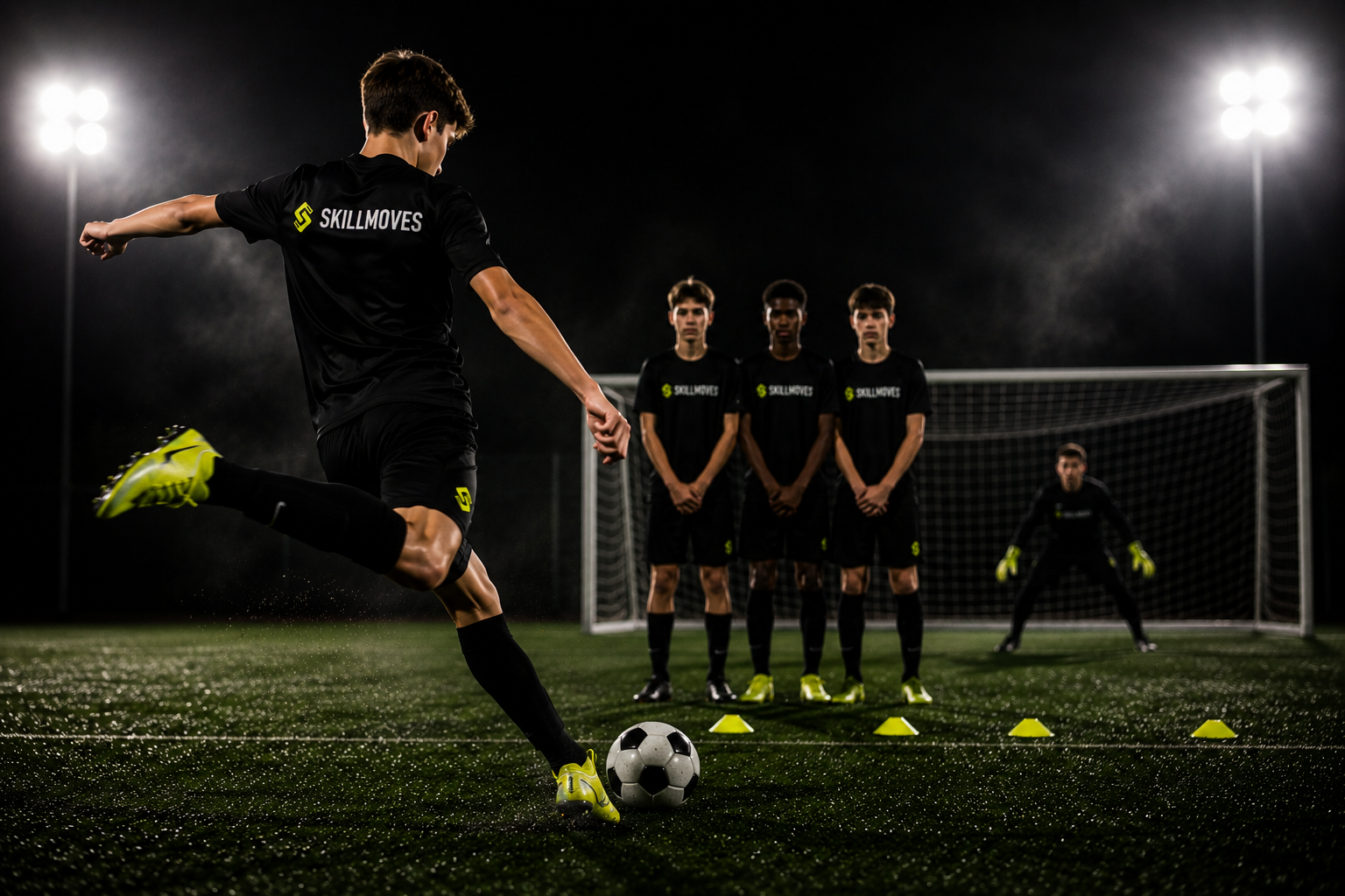 Technische voetbaltraining Skillmoves