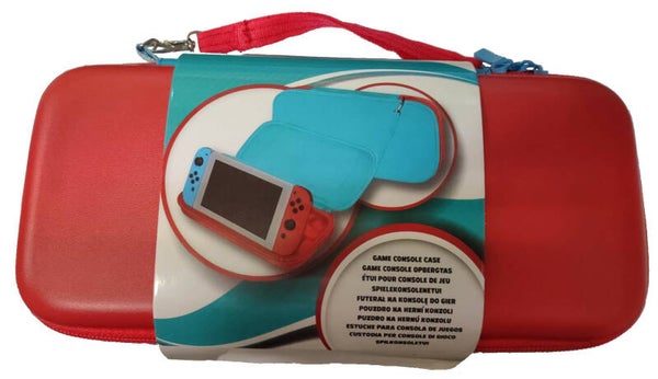 Rood/Blauwe Nintendo Switch Beschermhoes