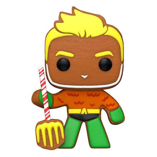 Gingerbread Aquaman DC Holiday 2022 Pop!Funko