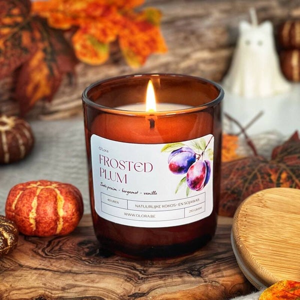 Geurkaars 'Frosted Plum'