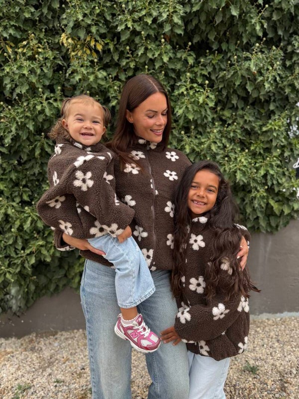Veste fleurs enfant