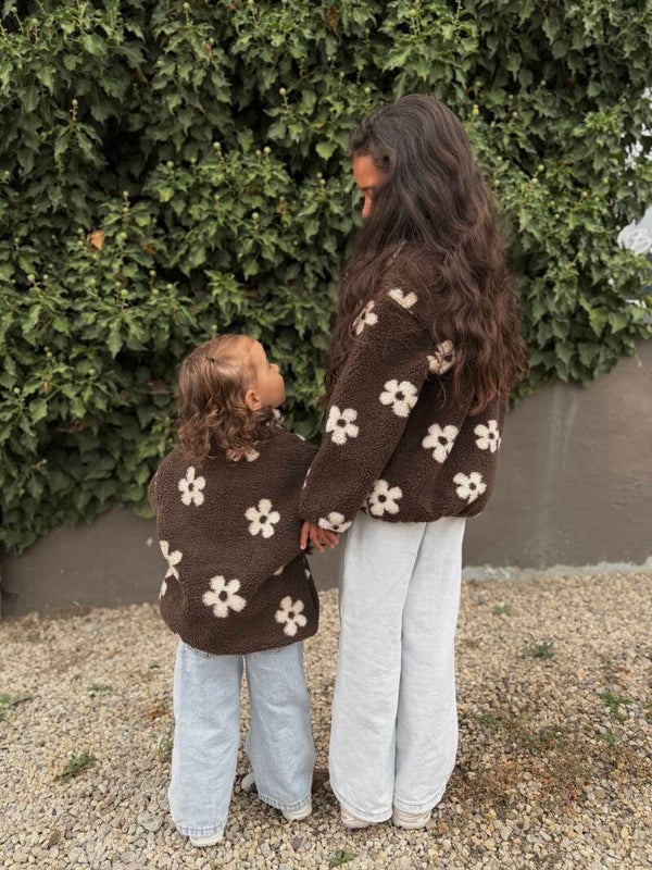 Veste fleurs adulte