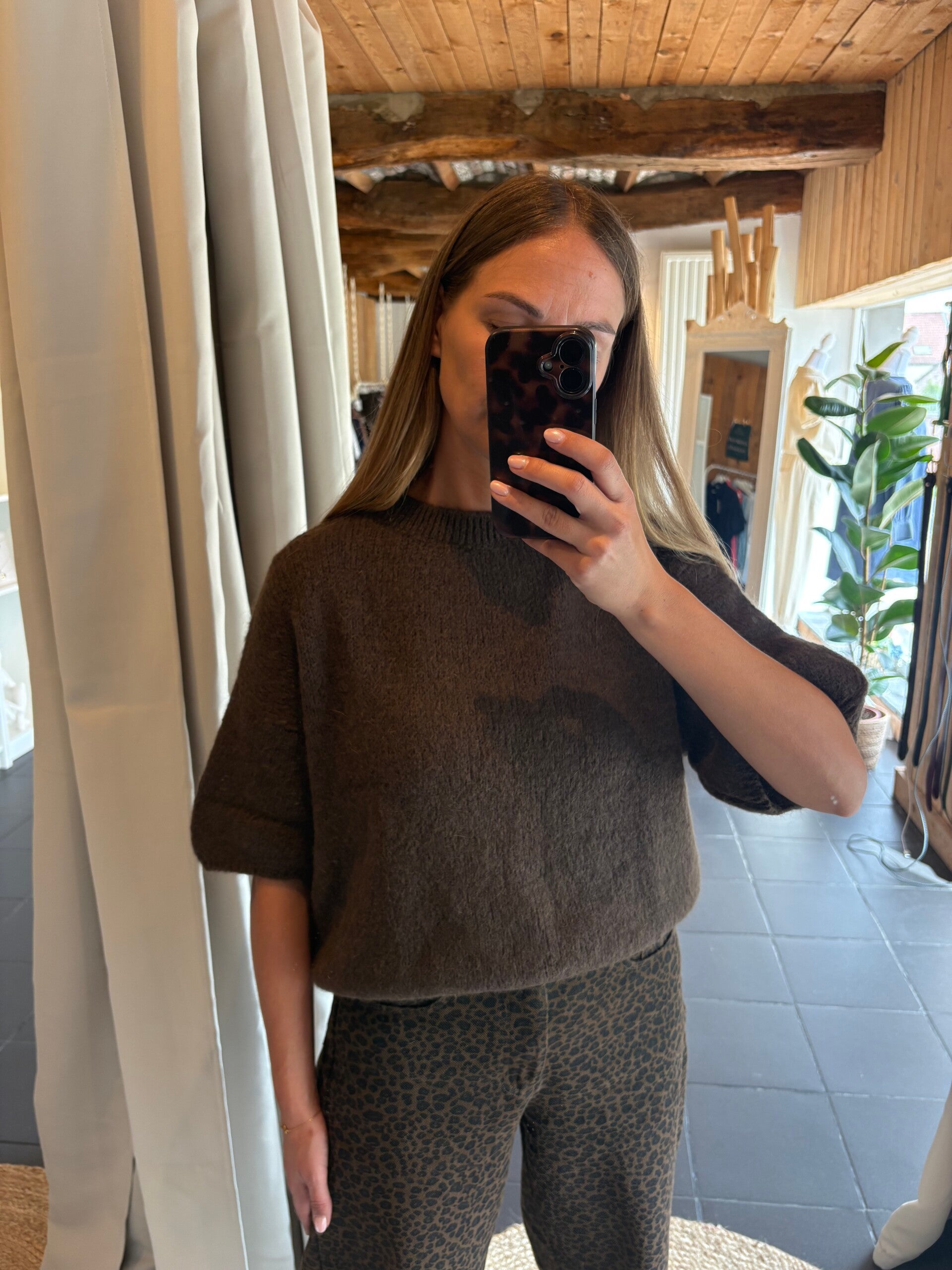Pull courte manches