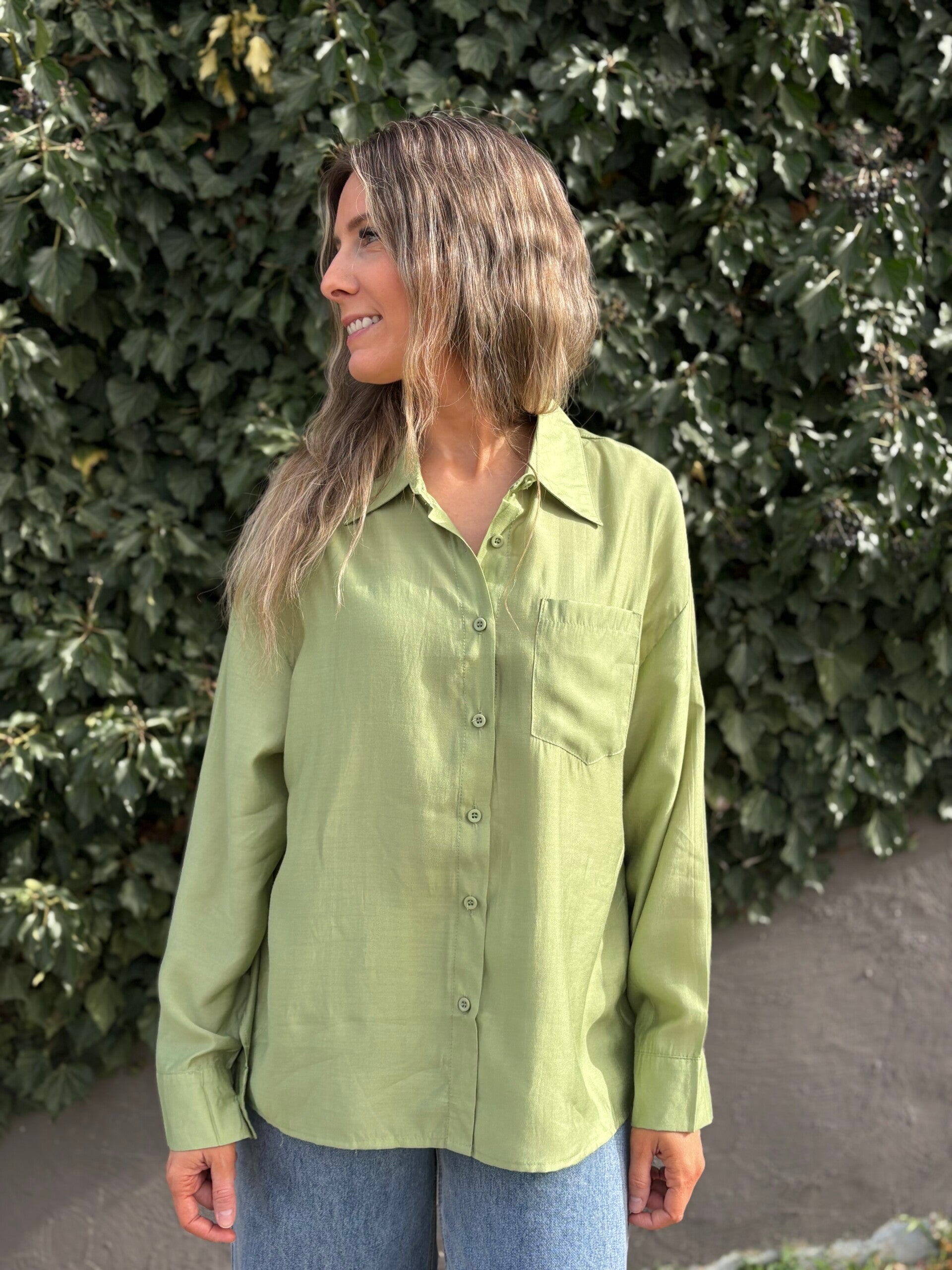 Chemisier olive