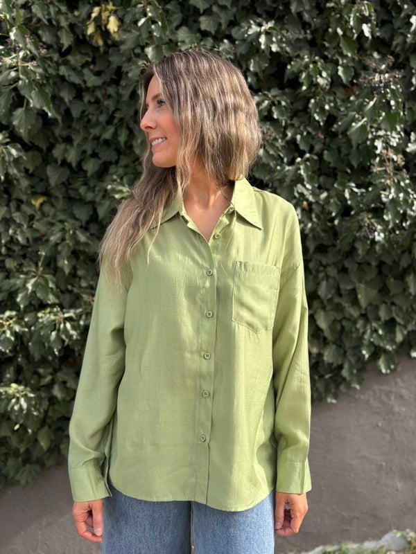 Chemisier olive