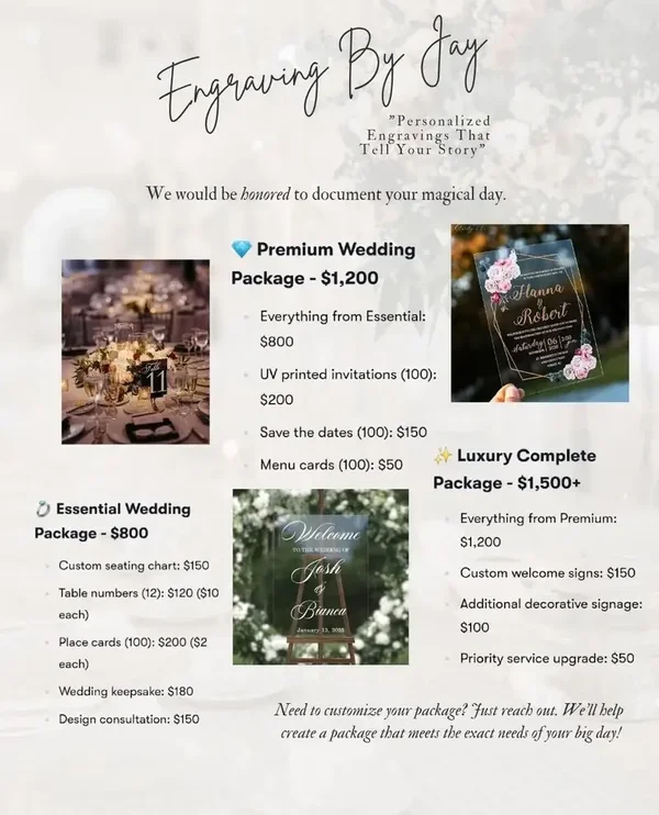 Essential Wedding Package
