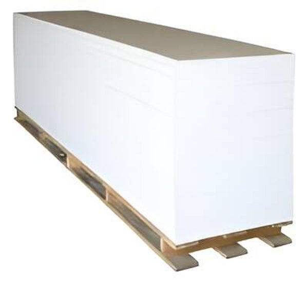 GIPSPLAAT WIT - dikte: 12.5 mm 1200x2600