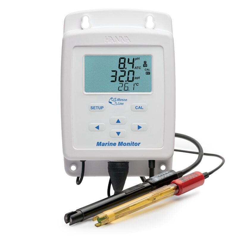 Hanna Marine Monitor – Continuous Monitoring of Salinity, pH, and Temperature (HI98319 & HI981520)