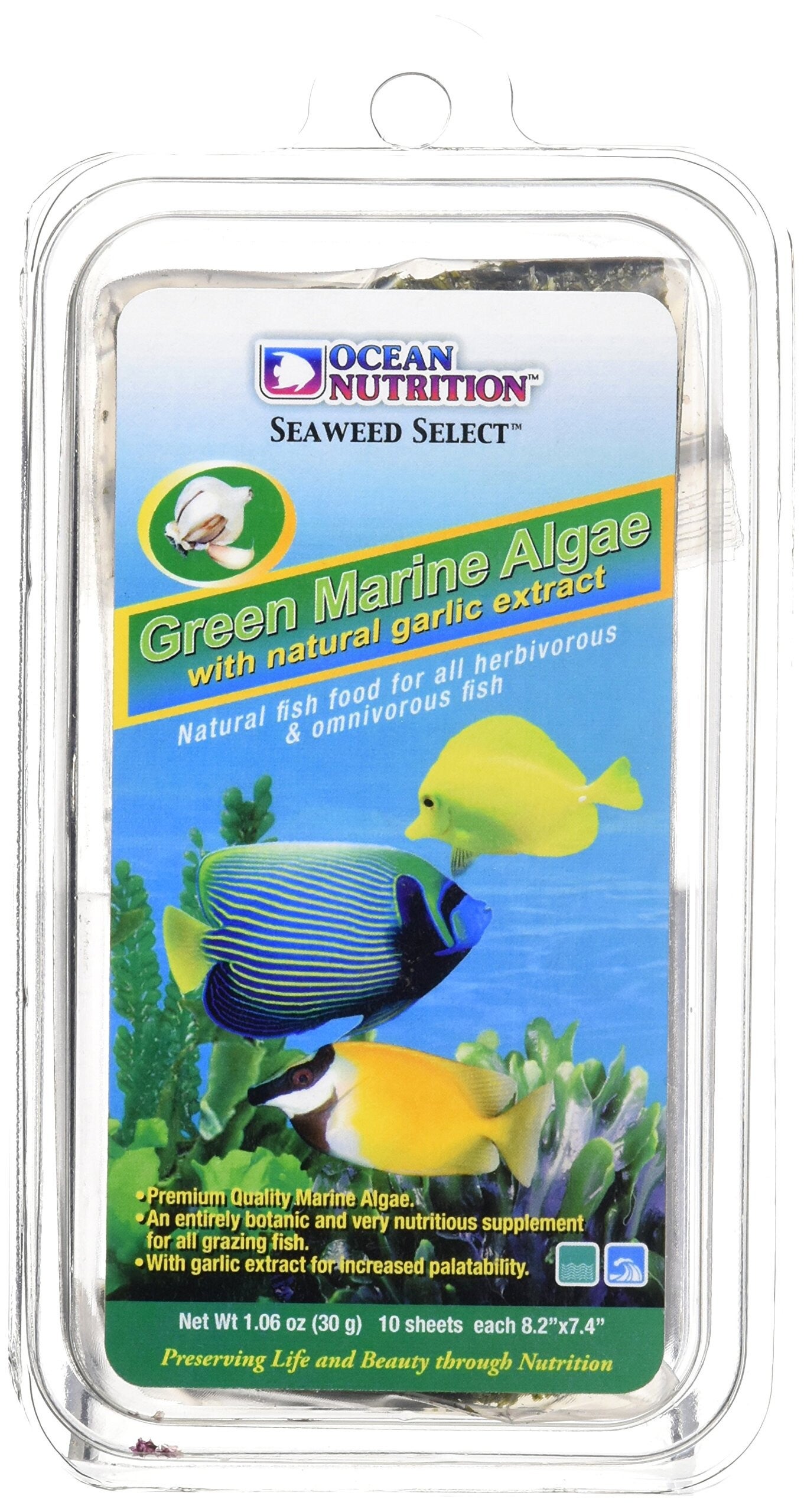 Ocean Nutrition (ON) Freeze-Dried Seaweed – Green Algae – 12g