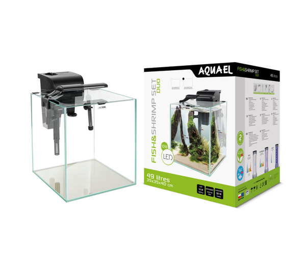 Aquael Fish & Shrimp Set Duo D&N 35 2.0 – 49L