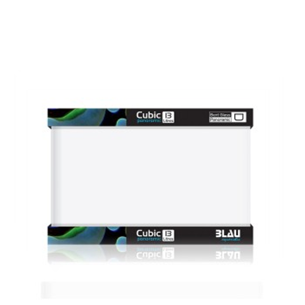 Blau Cubic Panoramic – Curved Glass Aquarium (10L–91L)