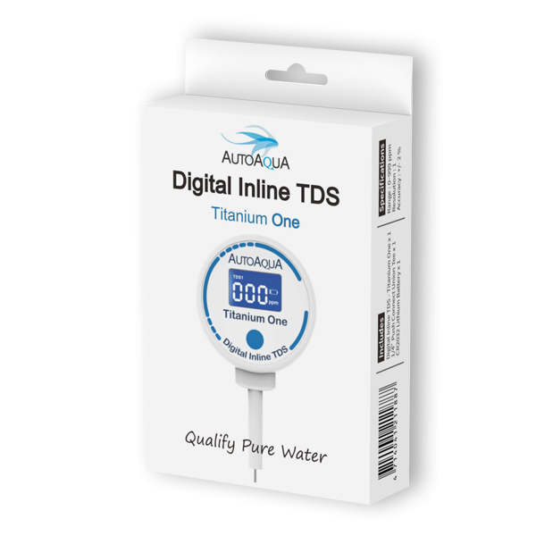 AutoAqua Titanium One – Digital Inline TDS Meter