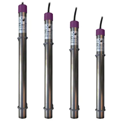 D-D Titanium Heater – Premium Aquarium Heating Element (200W / 300W / 600W)