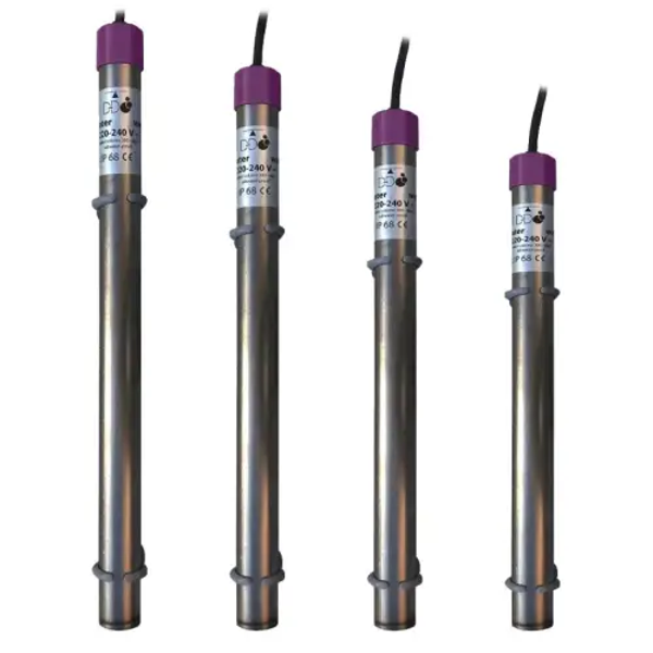 D-D Titanium Heater – Premium Aquarium Heating Element (200W / 300W / 600W)