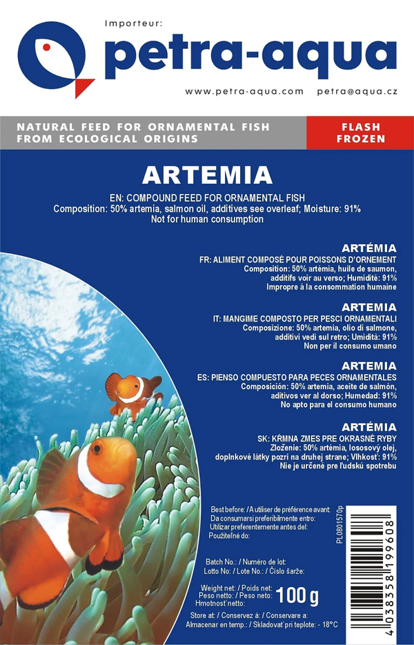 Petra Aqua Artemia Frozen (100g blister)