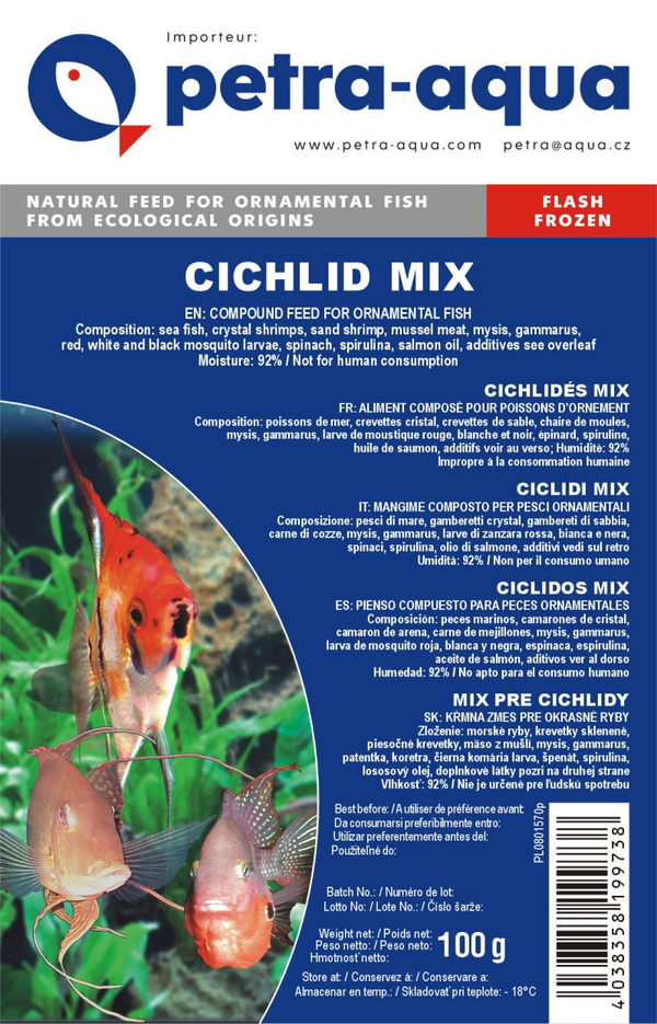 Petra Aqua Cichlid Mix Frozen (100g blister)