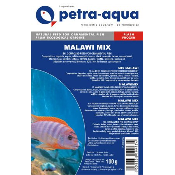 Petra Aqua Malawi mix Frozen - 100g blister