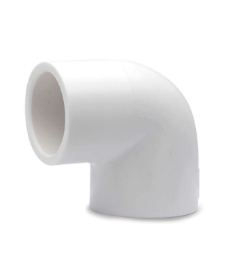 White UPVC 90° Elbow