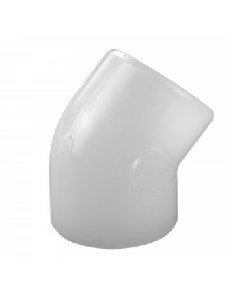 White UPVC 45° Elbow