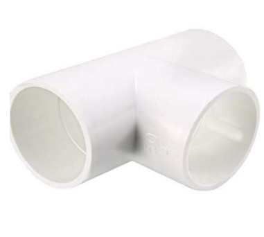 White UPVC Tee