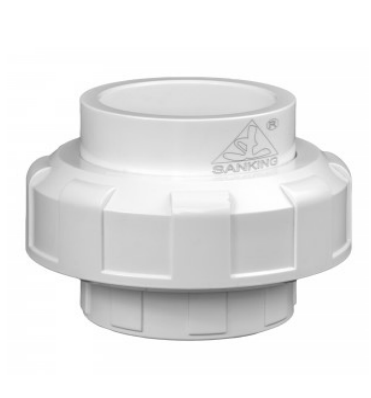 White UPVC Threaded Union