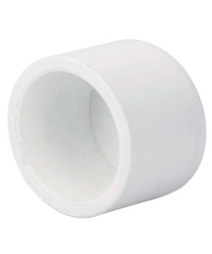 White UPVC End Cap