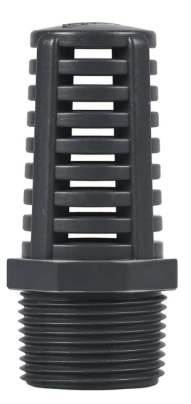 Grey Threaded Suction / Overflow Strainer