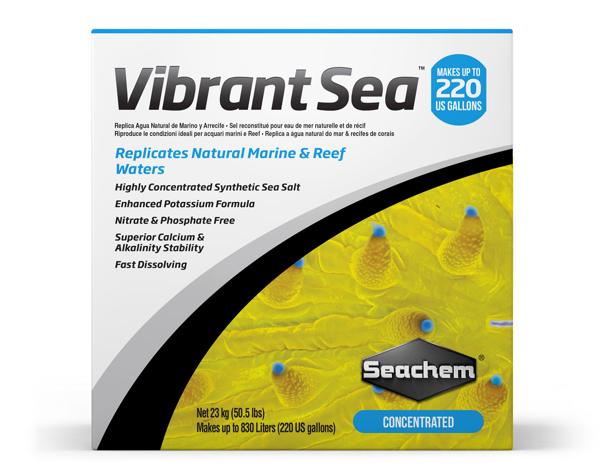 Seachem Vibrant Sea Salt - FREE SHIPPING 20KG+