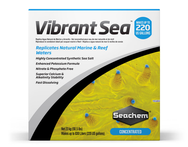 Seachem Vibrant Sea Salt - FREE SHIPPING 20KG+