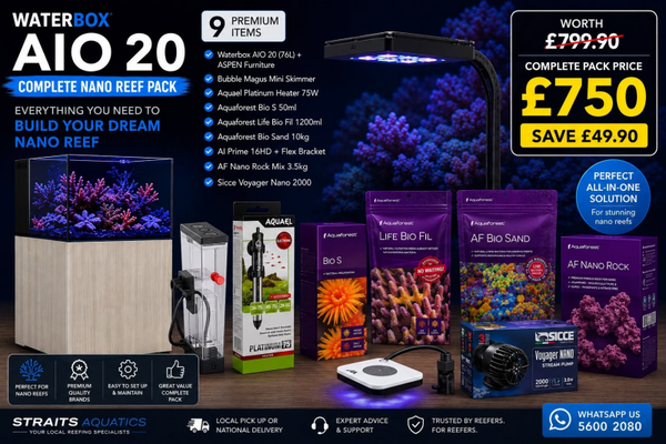 WATERBOX AIO 20 – COMPLETE NANO REEF PACK