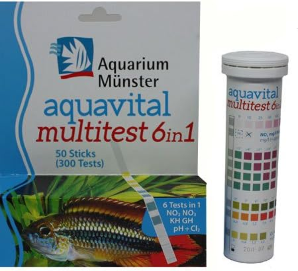 Aquarium Münster Aquavital Multitest 6 in 1, 50 Trip Test