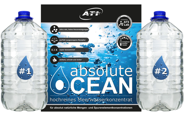 ATI Absolute Ocean - Natural Seawater - 2x 10.2L (170L)