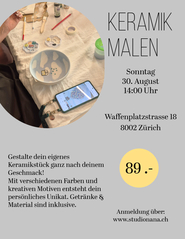 Keramik malen – Jetzt mit echter Keramikfarbe & Brennservice! 🎨✨
