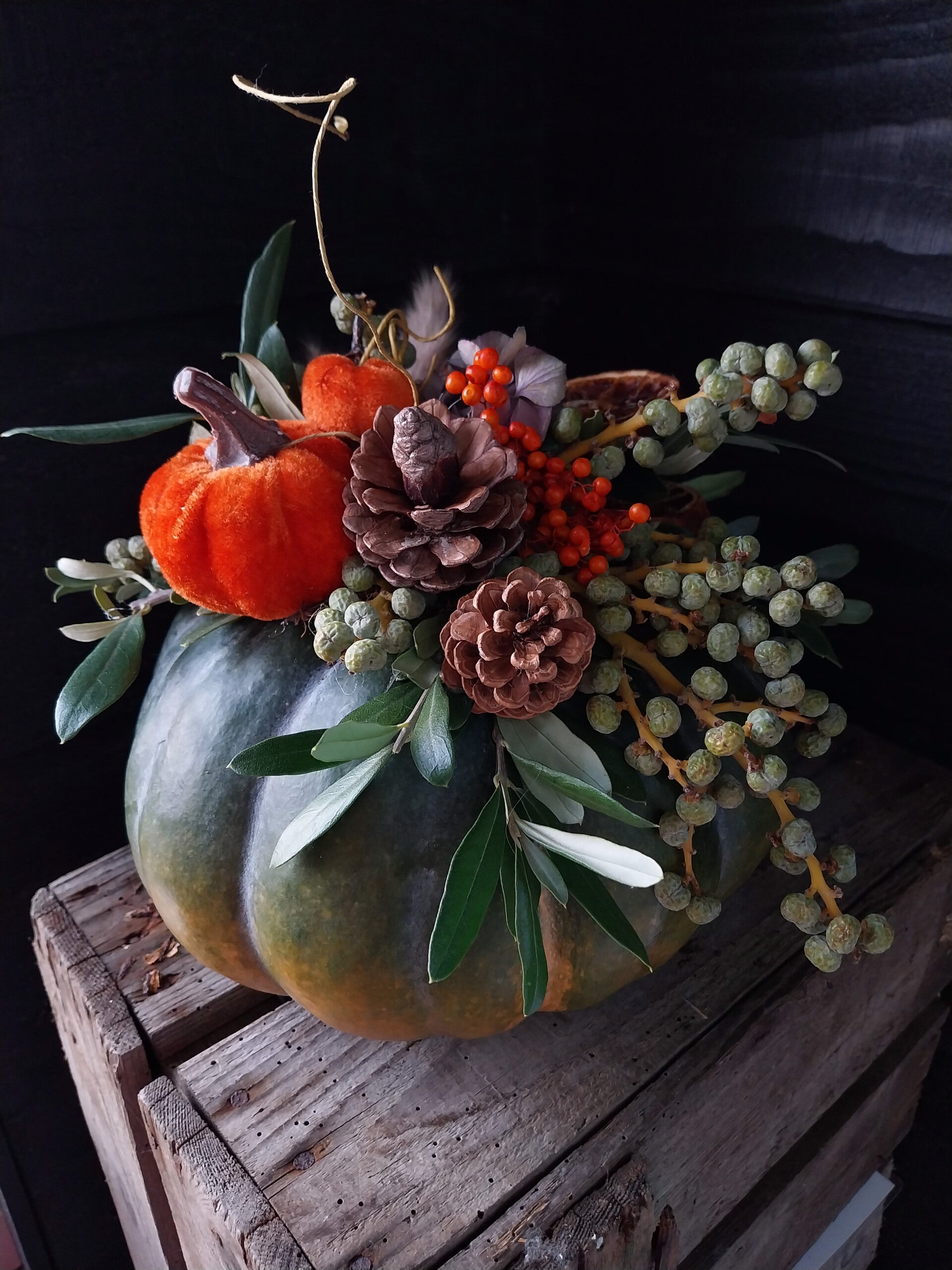 Pompoen Linda's Bloemdecoratie