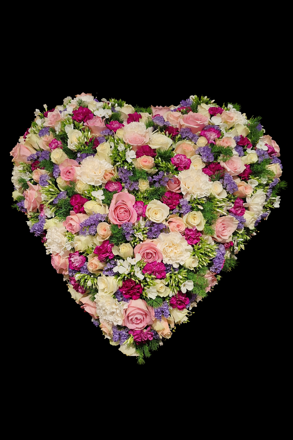 Hart Afscheidsboeket Linda's bloemdecoratie