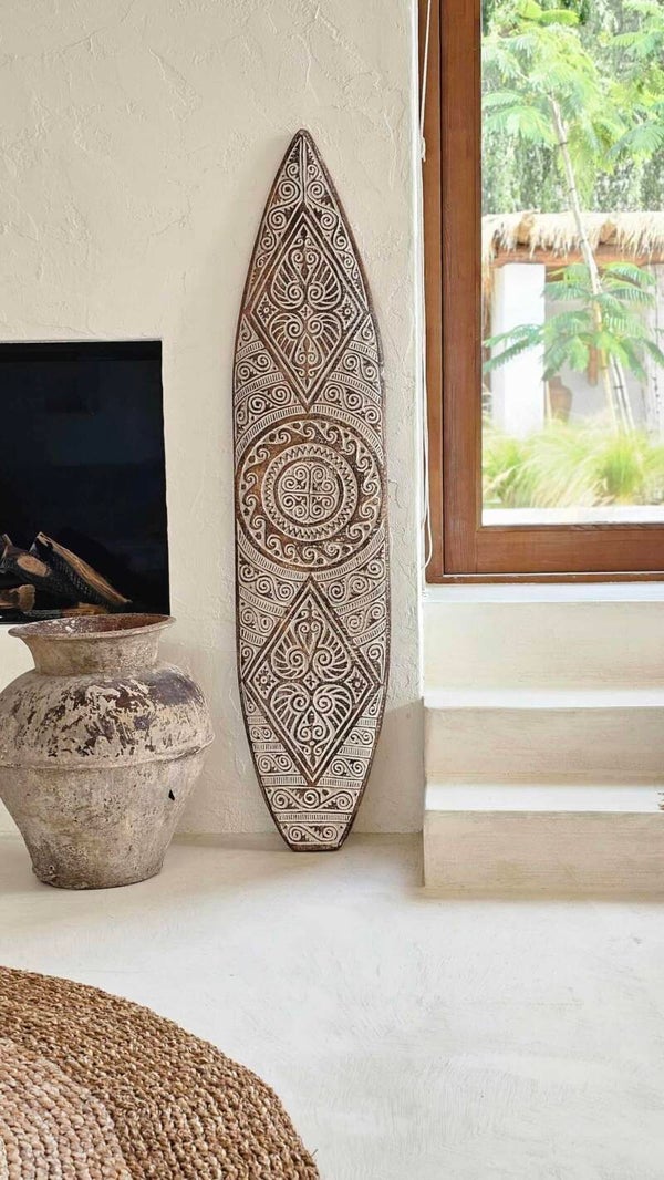 Carved Surfboard