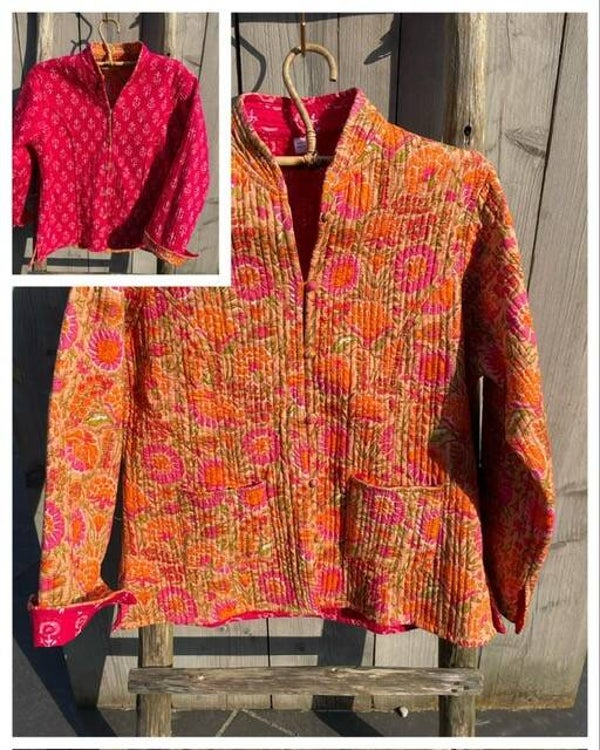 Reversible cotton jasje