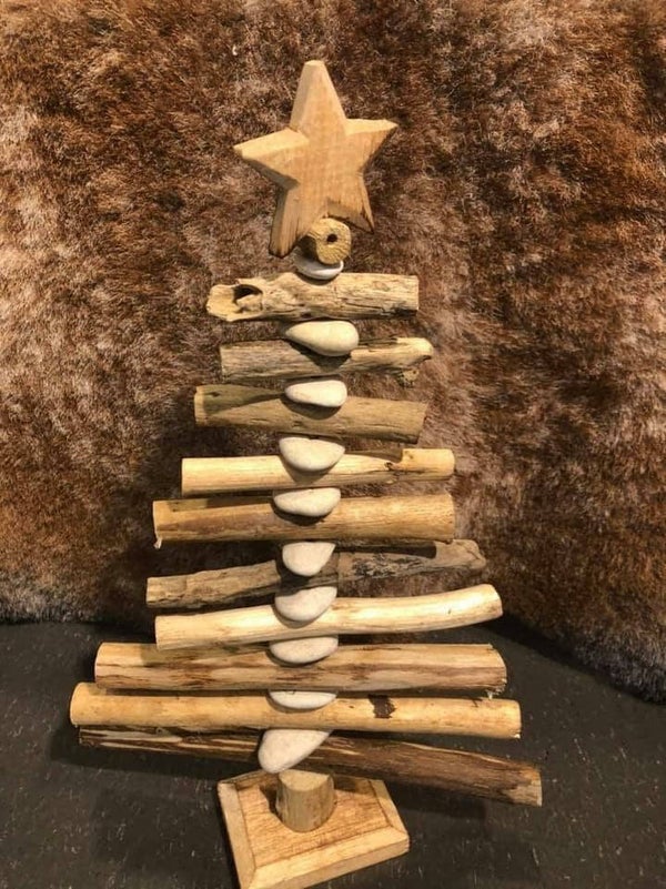 Kerstboom "drijfhout"