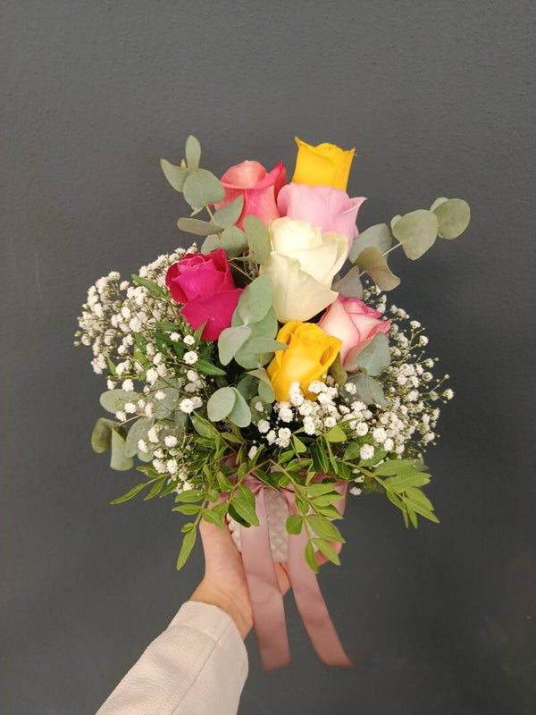 Der Strauß "Freude in Farben" - Bunt, frisch, bezaubernd!